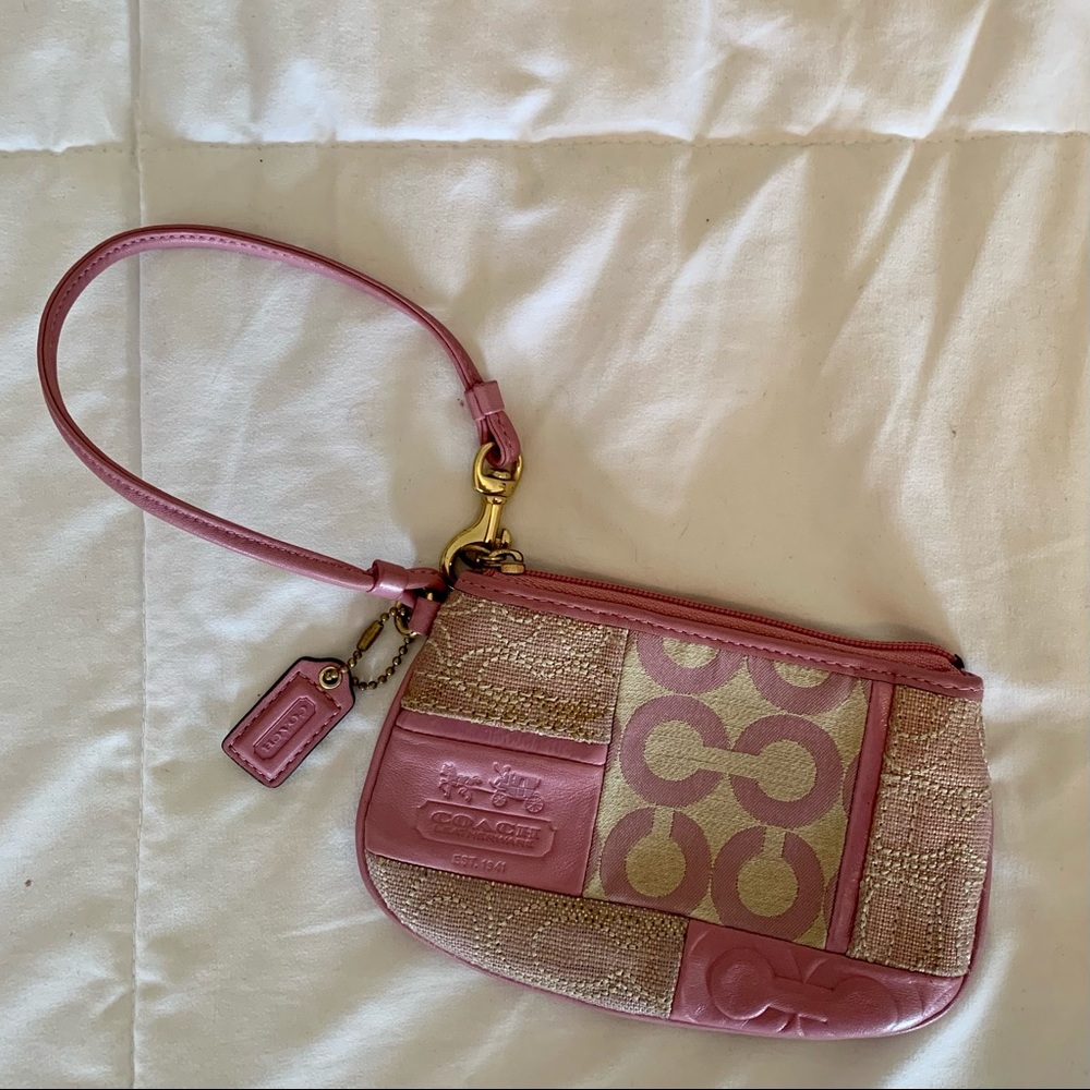 Coach Patchwork Wristlet